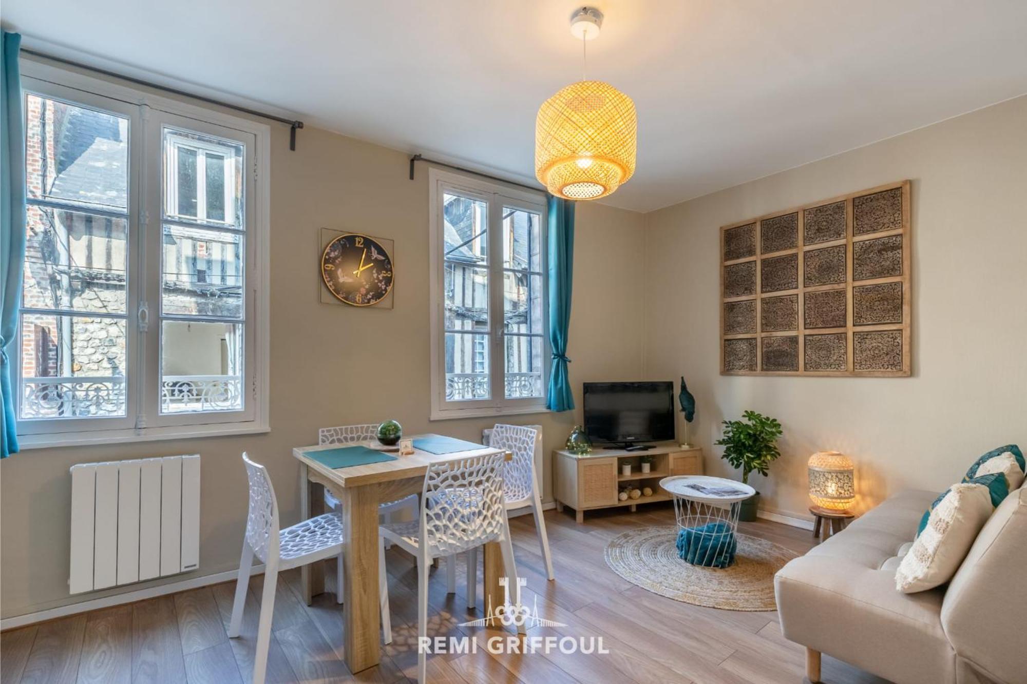 Emeraude Cozy Nest 3 Heart Of Historic District 2 Guests Honfleur Kültér fotó